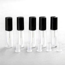 Tubo de brillo de labios de 1,2 ml bastante vacío transparente botella contenedor viaje