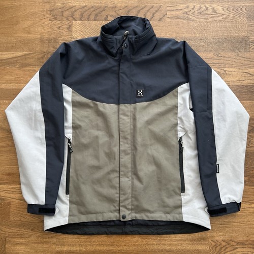 Haglöfs, Vintage Haglofs Winstopper Jacket Khaki Black Men’s Size XXL