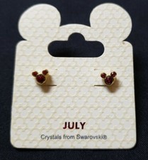 Disney Mickey Mouse Swarovski crystal earrings