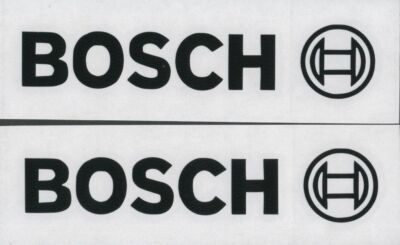 2   New  BOSCH TOOLS 8'' Black Decals  Stickers  Windows  Toolbox Decal  #1