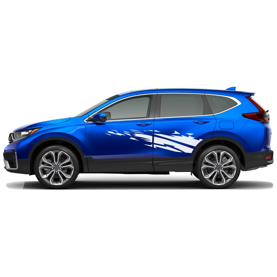 Боковые асимметрично графические наклейки наклейки совместимы с Honda CR-V - Изображение 3 из 3