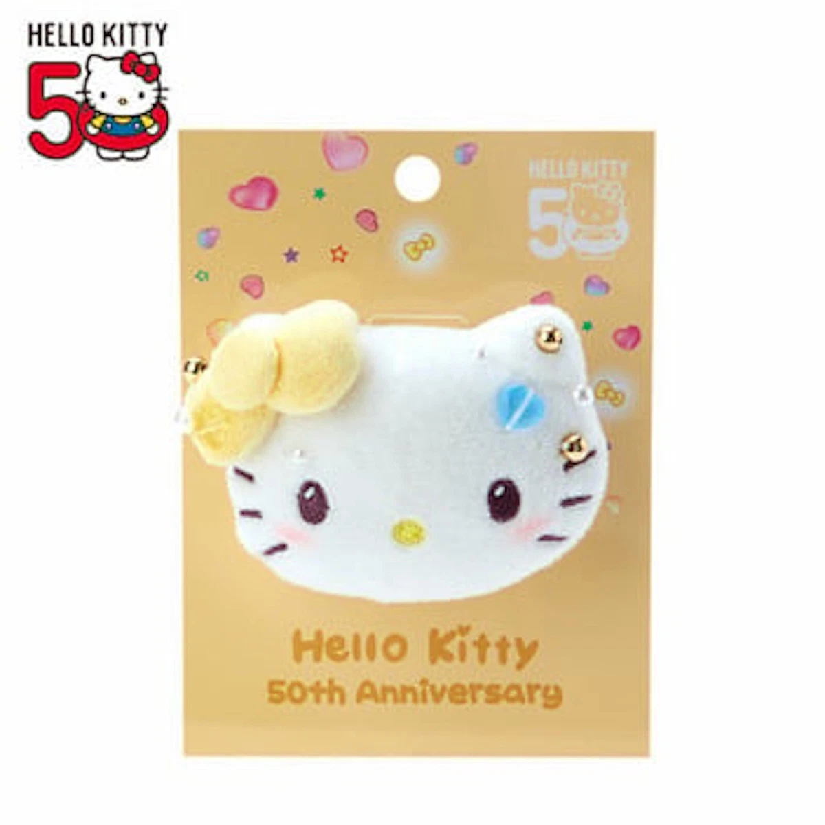 Sanrio Hello Mimmy Mascot Brooch Hello Kitty 50th Anniversary