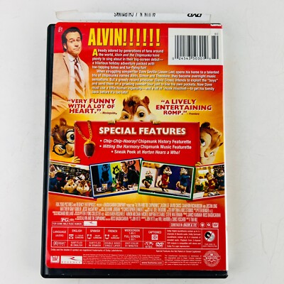 Alvin And The Chipmunks DVD Jason Lee, Ross Bagdasarian Jr