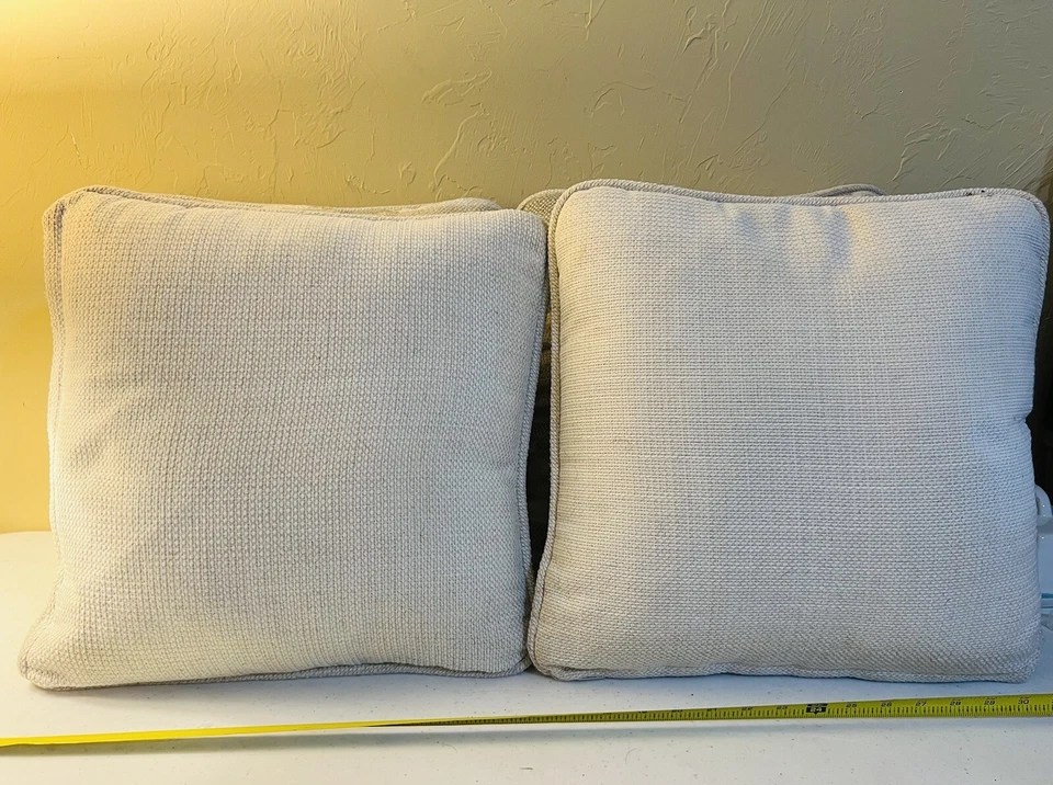 Set of 6 Outdoor Throw Pillows 15x15 Weatherproof, Easy Clean, Unbranded Decor - Image 4 of 4