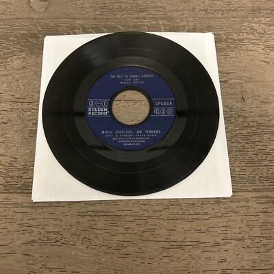 Rare 45 rpm record Best of Hanna Barbera Top Cat Dum Dum Turtle Wally Gator WORN