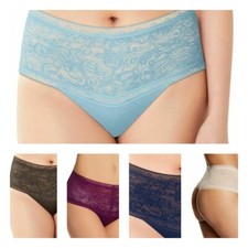 Maidenform Everyday Smooth High Waist Lace Thong DMTSTG S/5 NWT