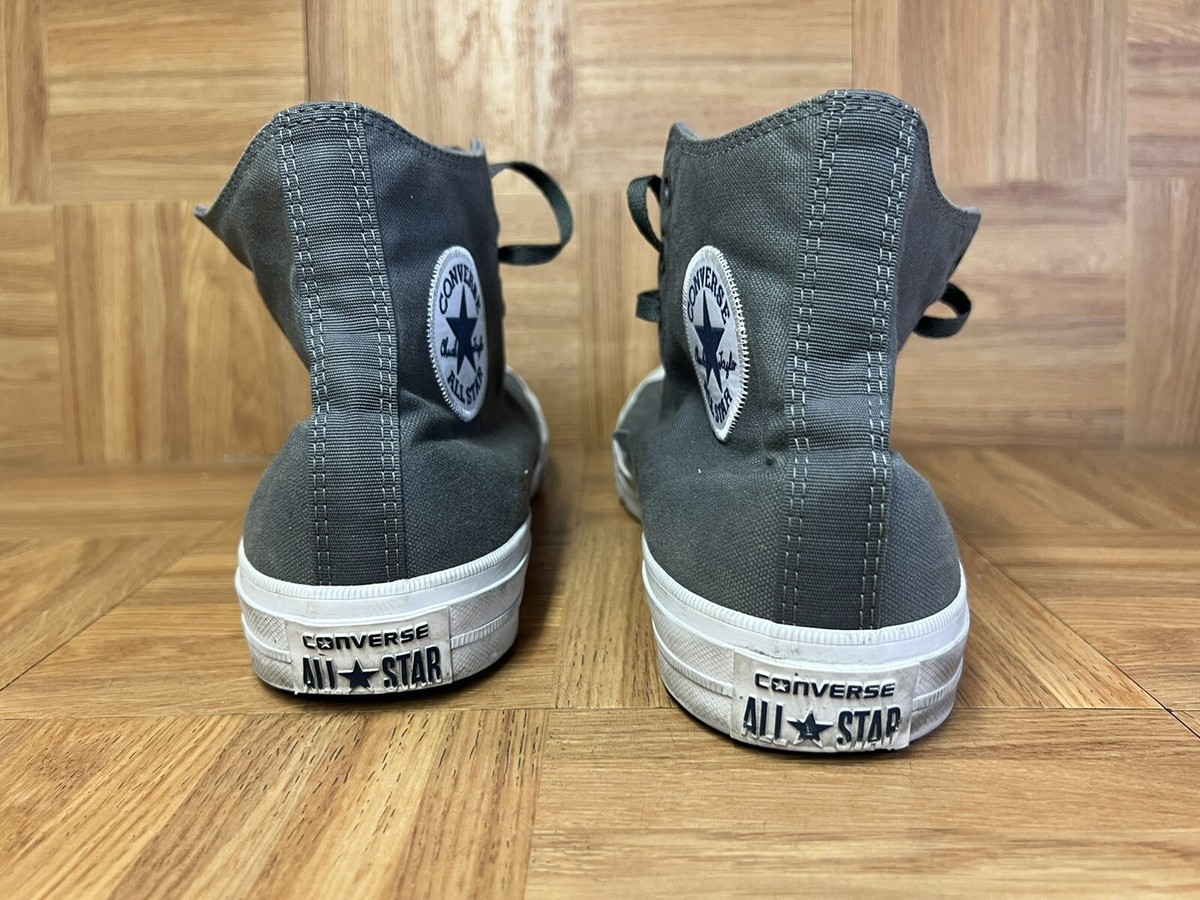 Converse All Stars Chuck Taylor II Lunarlon Mens 9.5 W 11 Gray Reflective Hi Top Converse Chuck Taylor All Star Seasonal Color main image 3