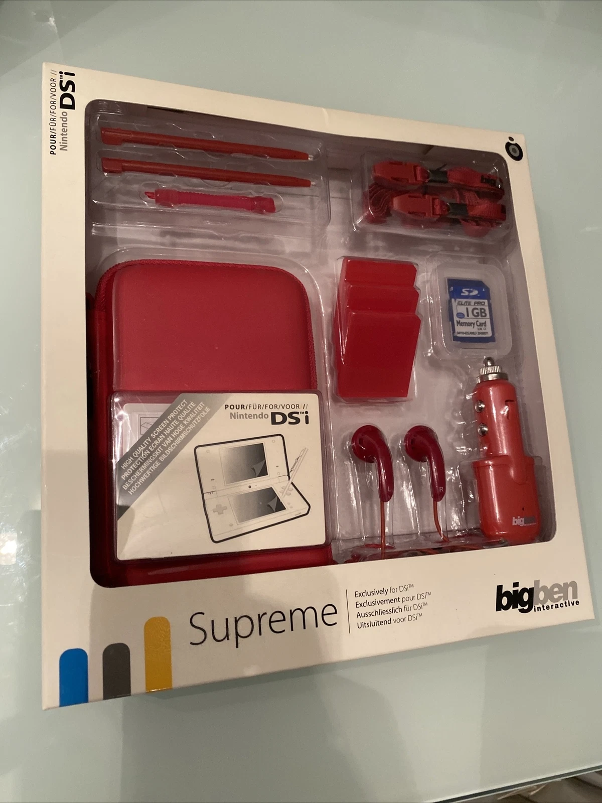 Nintendo Dsi Packung Supreme Gehäuse Eingabestift Range Spiele Earphone Lader