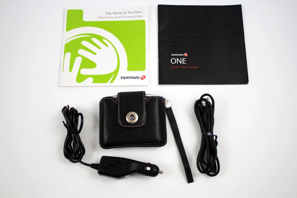 TomTom One 3rd Edition GPS Bundle with Car Charger Case USB Cable - Image 3 of 3