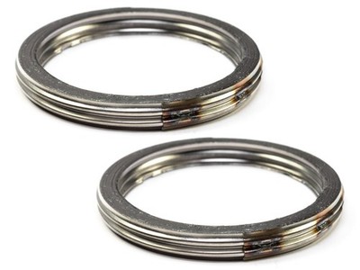 Auspuff Krümmer Dichtung Set 2 Stück für Aprilia SRV 850 i.e. SRV850 2012-2016