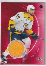 25/26 UD SP GAME USED ROMAN JOSI RED BASE JERSEY #174