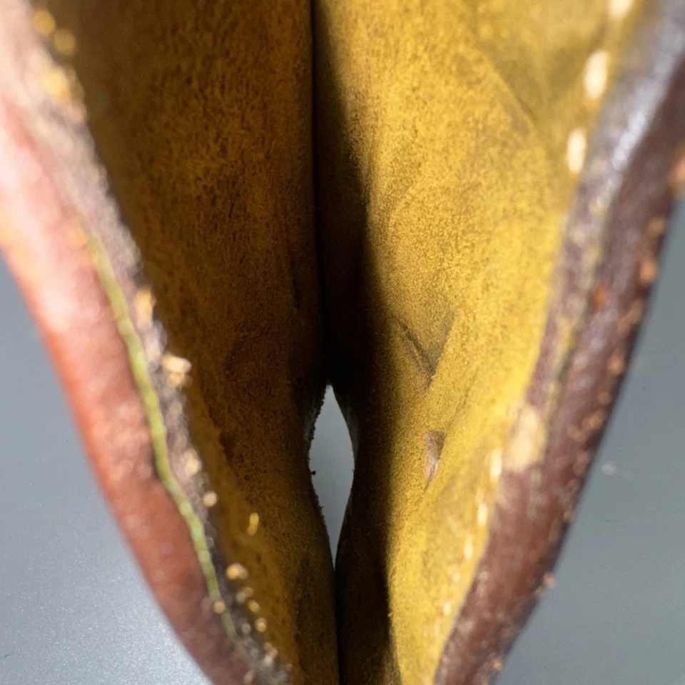 复古 Safariland 棕色皮革皮套 适用于 Med 框架 Colt 左轮手枪 右握 带拇指 — 第 3/3 张图片