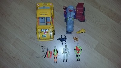Großes Vintage TYCO CRASH TEST DUMMIES Figuren Set 90er, Daryl, Bull, Slick