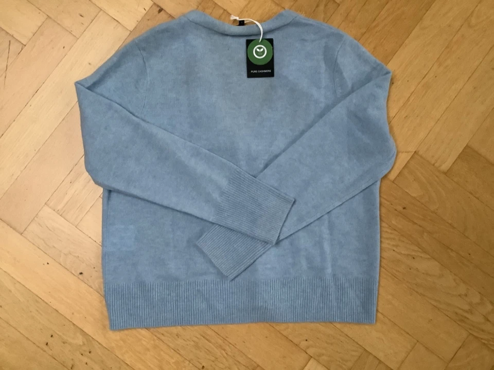 C & A Cashmere Cardigan, 100% Cashmere, Farbe: Hellblau, Gr. L, NEU mit Etikett - Bild 3 von 3