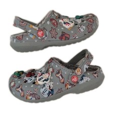 Disney Parks Crocs Christmas Holiday Fleece Lined 2021 Women's Size 6 Comfort