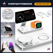 Foldable 3-in-1 Wireless Charging Station for iPhone, AirPods, Apple Watch - Mag
