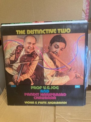 PROF VG JOG & PANDIT HARIPRASAD CHAURASIA THE DISTINCTIVE TWO VIOLIN & FLUTE, EX