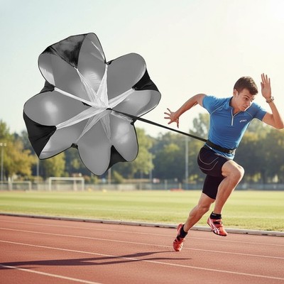 Adjustable Resistance Parachute for Running and Speed Training with Carry Bag