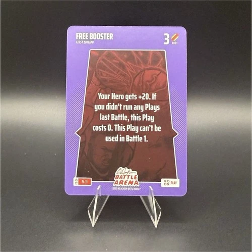 Bo Jackson Battle Arena Free Booster SSP Play Card PL-11