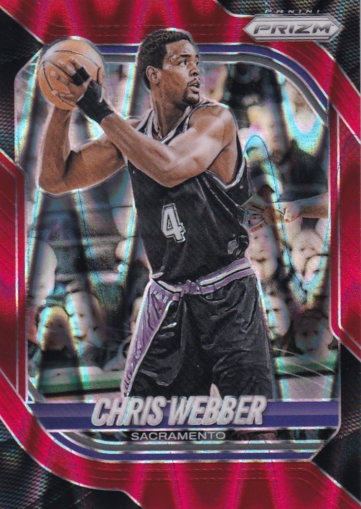 2025-26 Prizm Basketball Chris Webber  016/275 Red Wave  #56 PWE