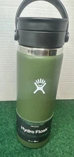 Hydro Flask, 20 oz Travel Coffee Flask with Flex Sip Lid Olive Green Insulated