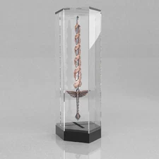 2.5oz South Korea The Sword of St. Michael .999 Silver Rose Gold Gilt Edition