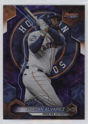 2023 Bowman's Best Purple Refractor 24/250 Yordan Alvarez #46 15tx