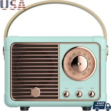 Mini Retro Bluetooth Speaker Portable Sound System Ideal Music Lovers Gift New