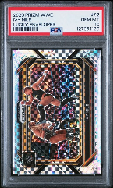 2023 PANINI PRIZM WWE LUCKY ENVELOPES #92 IVY NILE 3/8 PSA 10