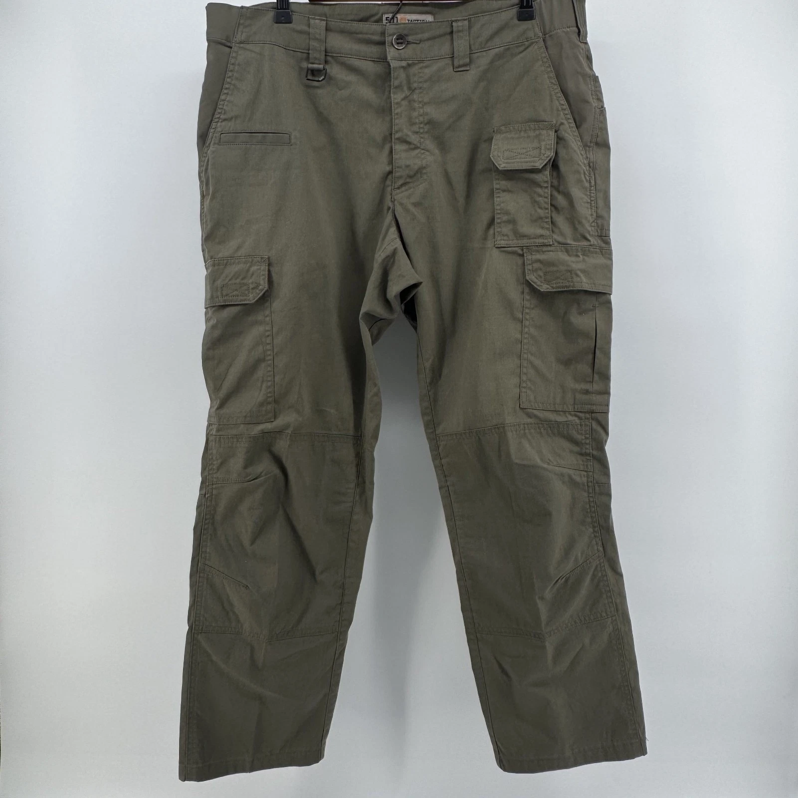 5.11 Tactical Cargo Pants Mens 36x29 Olive Green Ripstop Workwear Outdoor