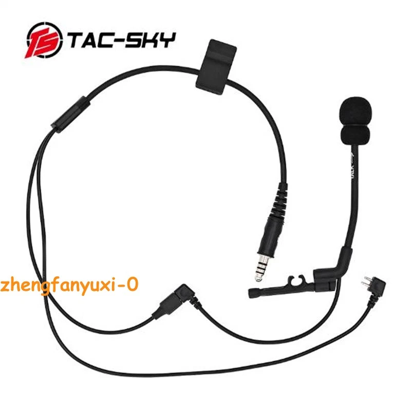 TAC Y Long Cable + Comtac Microphone + U94 PTT for IPSC Comtac I II III/Peltor - Image 3 of 4