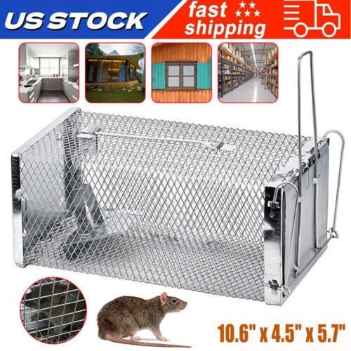 New Cage Trap Live Humane for Squirrel Chipmunk Rat Mice Rodent Animal Catcher⭐