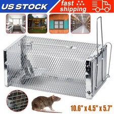 New Cage Trap Live Humane for Squirrel Chipmunk Rat Mice Rodent Animal Catcher  