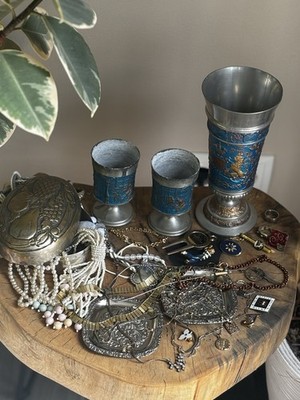 Konvolut Schmuck & Deko Nachlass Vintage Sammlung