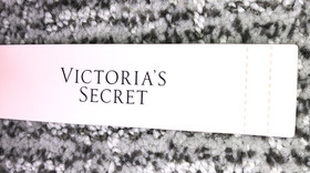 Victoria's Secret Dream Angels NWT Small Black Wisteria Embroider V String Panty