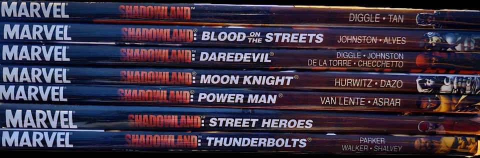 Shadowland TPB Lot Set Marvel Daredevil Moon Knight Power Man Thunderbolts - Image 3 of 3