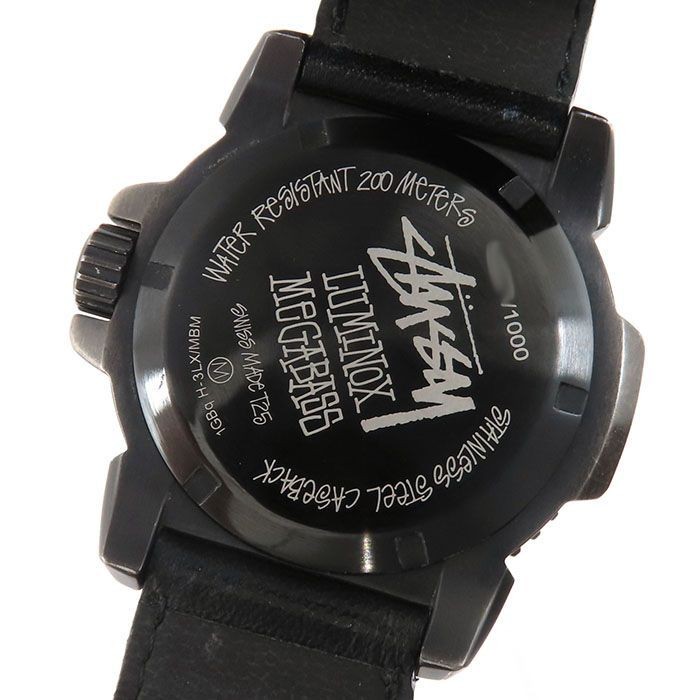 Luminox Stussy x Megabass 3150 Limited Edition Black Dial Mens Watch From Japan thumbnail 5