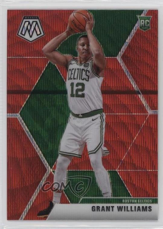 2019-20 Panini Mosaic Rookies Tmall Red Wave Prizm Grant Williams #217 1bi0