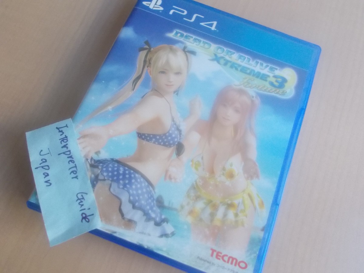 DEAD OR ALIVE Xtreme 3 Fortune PS4 Video Game PlayStation 4 Good