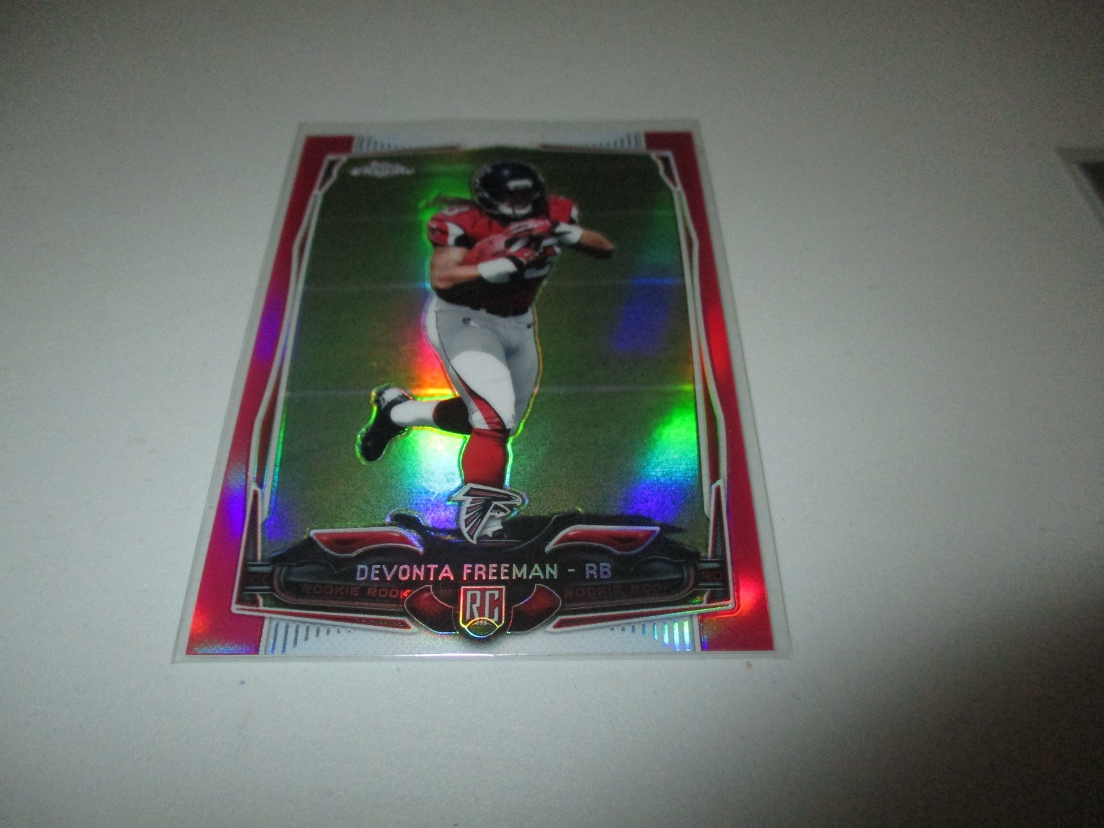 Devonta Freeman 2014 Topps Chrome Pink Refractor RC #216 /399