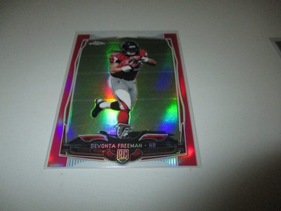Devonta Freeman 2014 Topps Chrome Pink Refractor RC #216 /399