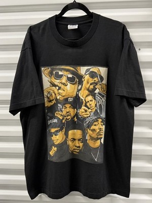 Hip Hop Legends Rap Tee XL Tupac Snoop Dogg Dre Eminem Eazy E Graphic Shirt