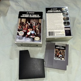 Where in Time is Carmen Sandiego NES Nintendo In Box 
