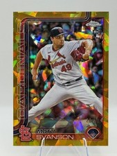 2025 Topps Chrome Sapphire Matt Svanson Rookie Gold Sapphire /50 Cardinals RC SP