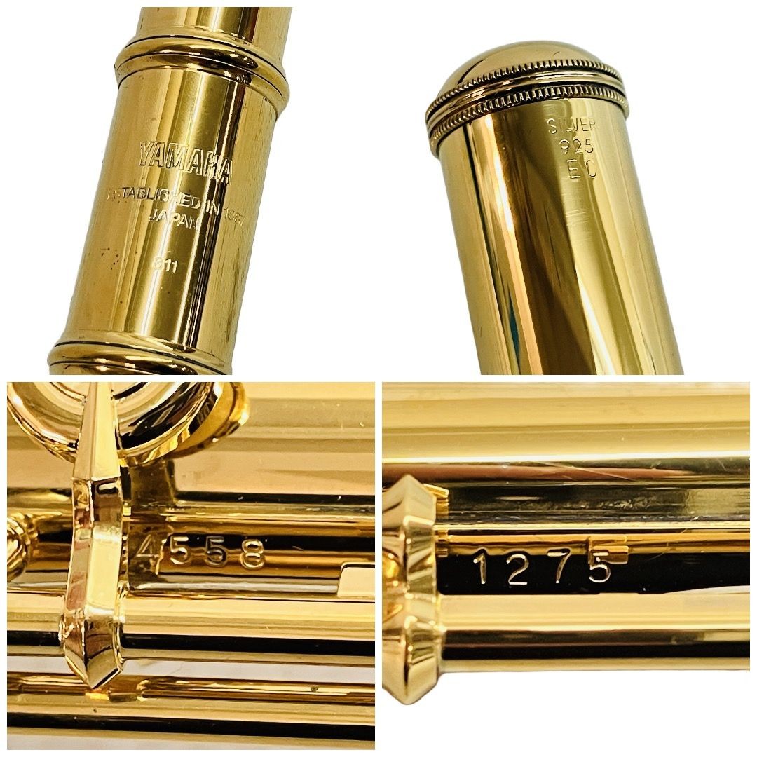 YAMAHA YFL-811 Flute Handmade Gold Plated Professional Model | eBay