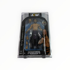 2021 Jazwares AEW Unmatched #18 Stu Grayson w/ Figure Protector NEW, SEALED