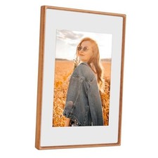 Picture Frame, 16.5 x 23.5 Frame, Large Poster Frame, Teak Wood Gallery A2 wood