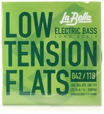 La Bella LTF-5A Low Tension Flexible Flats Bass Strings - 5-string