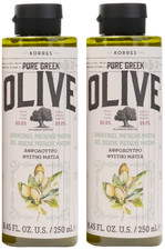 2-PACK KORRES PURE GREEK OLIVE PISTACIO MATCHA SHOWER GEL 8.45 OZ BODY WASH