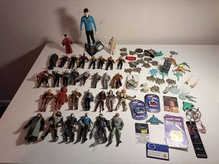 Star Trek Large Bundle Of Figures And Accessories Playmates 1993 Etc